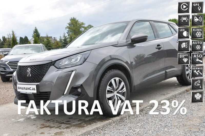 Szary Używany 2022 Peugeot 2008 SUV | 59 800 zł (Dobra cena) - Obraz 1/4
