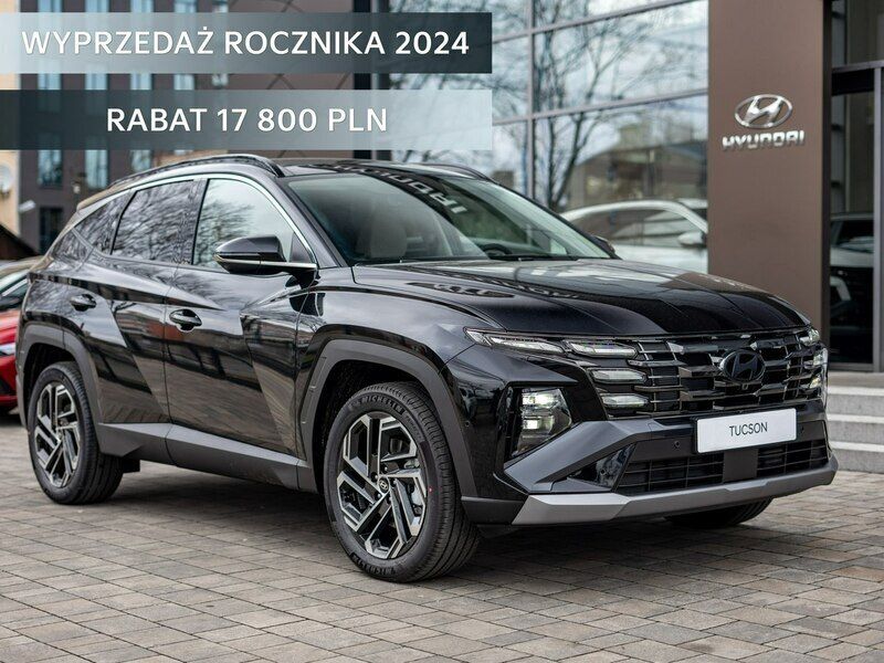 Czarny (metalik) Nowe 2024 Hyundai Tucson SUV | 205 000 zł - Obraz 1/4