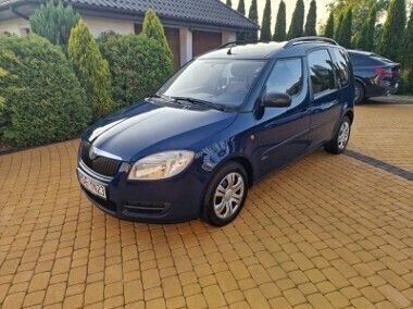 Niebieski Używany 2009 Skoda Roomster Minivan | 9500 zł - Obraz 1/4