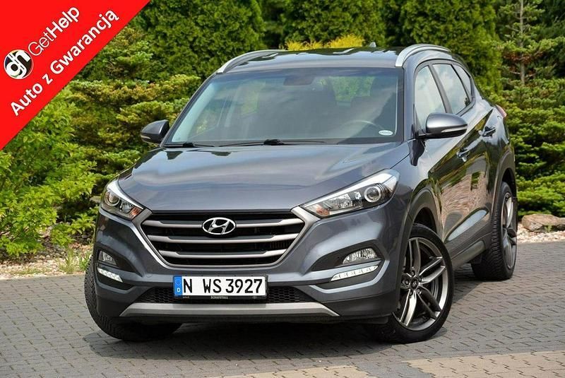 Szary Używany 2018 Hyundai Tucson SUV | 73 900 zł (Super Cena) - Obraz 1/4