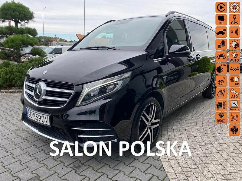 Czarny Używany 2016 Mercedes V250 Minivan | 165 900 zł - Obraz 1/4
