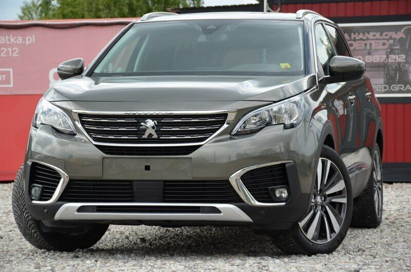 Szary Używany 2018 Peugeot 5008 Minivan | 49 900 zł (Dobra cena) - Obraz 1/4