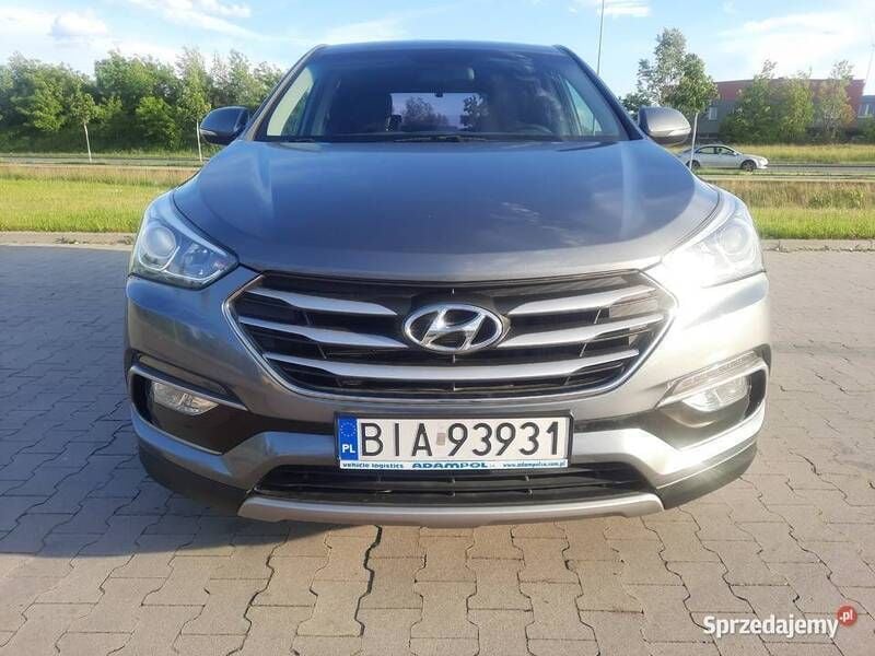 Szary Używany 2016 Hyundai Santa Fe SUV | 69 900 zł (Dobra cena) - Obraz 1/4