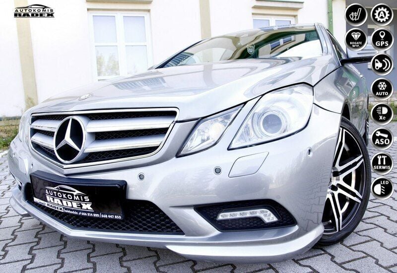 Grafitowy Używany 2011 Mercedes E350 Coupe | 27 999 zł - Obraz 1/4