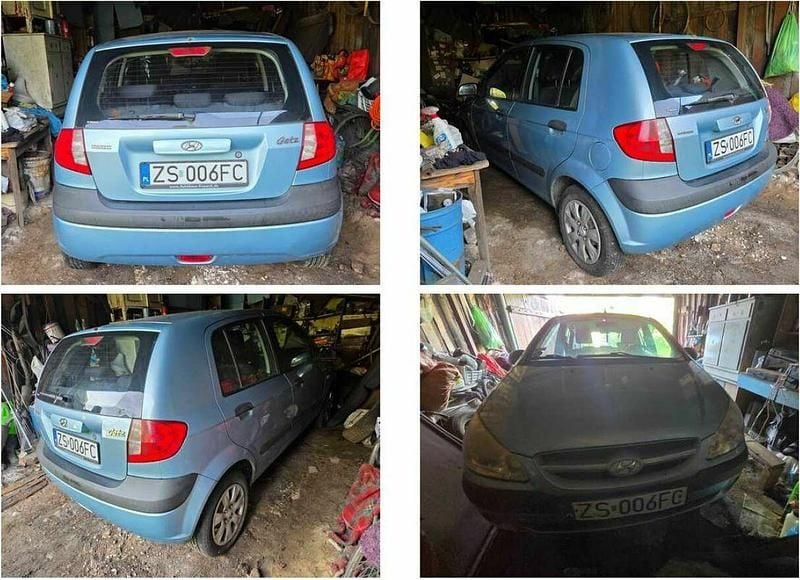 Niebieski Używany 2007 Hyundai Getz Hatchback | 1600 zł (Dobra cena) - Obraz 1/4