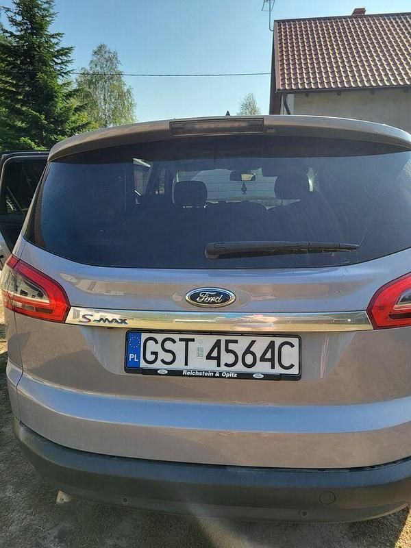 Szary Używany 2014 Ford S-MAX S Minivan | 28 990 zł (Super Cena) - Obraz 1/4