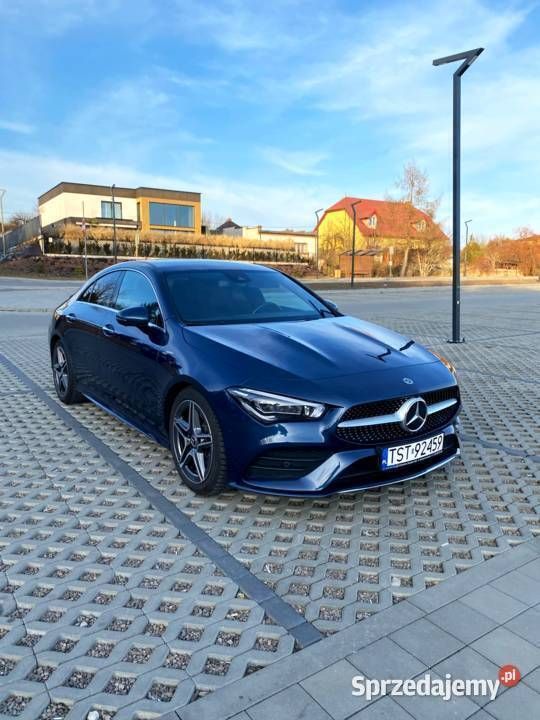 Używany 2019 Mercedes CLA220 AMG line Sedan/Limuzyna | 147 500 zł - Obraz 1/4