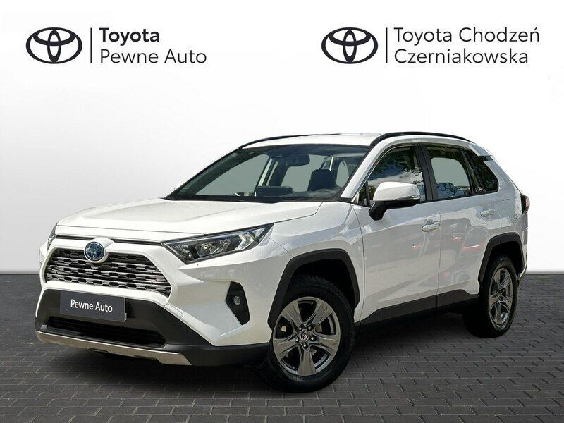 Biały Używany 2022 Toyota RAV4 Hybrid Comfort SUV | 149 900 zł (Uczciwa cena) - Obraz 1/4
