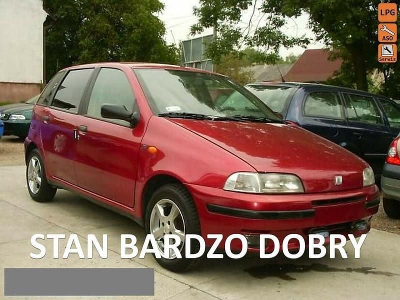 Bordowy Używany 2000 Fiat Punto Hatchback | 6250 zł - Obraz 1/4