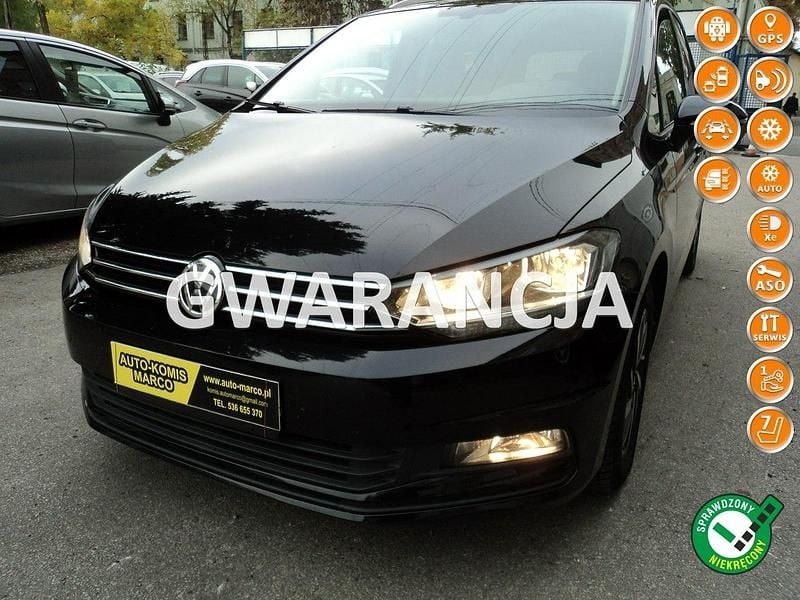 Czarny Używany 2017 VW Touran Minivan | 52 000 zł (Uczciwa cena) - Obraz 1/4