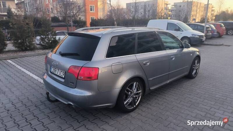 Srebrny Używany 2007 Audi A4 S-Line Sedan/Limuzyna | 23 900 zł (Dość drogi) - Obraz 1/4