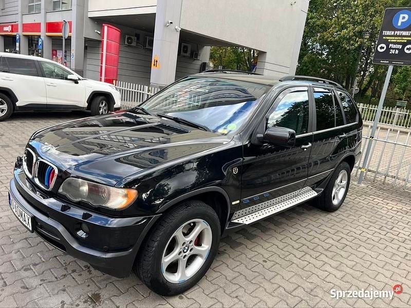 Czarny Używany 2003 BMW X5 SUV | 23 000 zł (Uczciwa cena) - Obraz 1/4