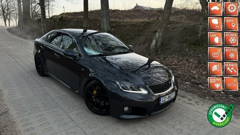 Grafitowy Używany 2008 Lexus IS-F Sedan/Limuzyna | 118 997 zł - Obraz 1/4