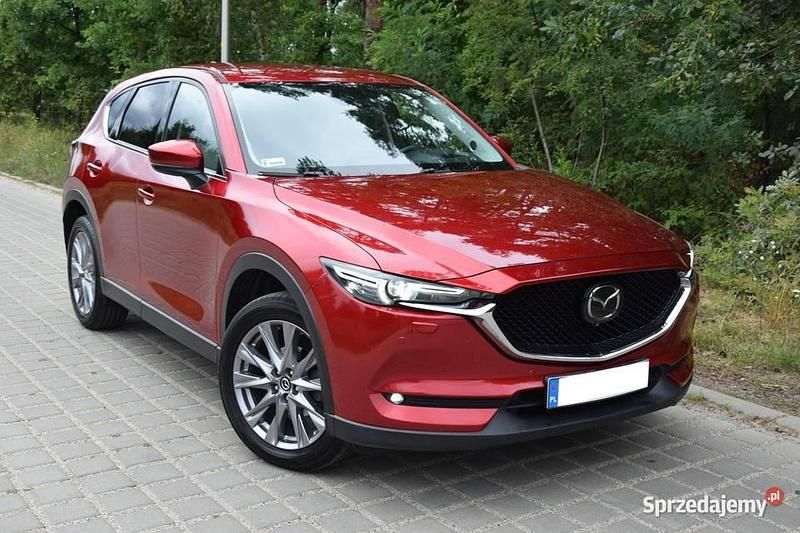 Czerwony Używany 2019 Mazda CX-5 SUV | 97 700 zł (Dość drogi) - Obraz 1/4