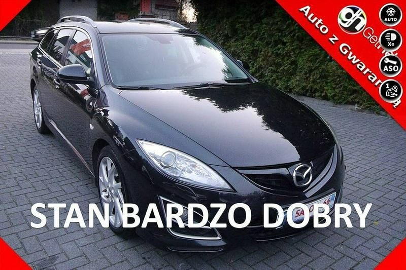 Czarny (metalik) Używany 2012 Mazda 6 Kombi | 20 800 zł - Obraz 1/4