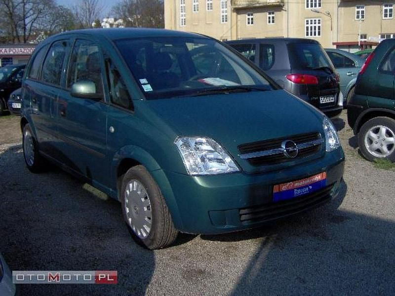 Zielony (metalik) Używany 2003 Opel Meriva Minivan | 18 500 zł - Obraz 1/1