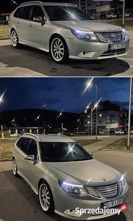 Używany Saab 9-3 2009 Srebrny Kombi