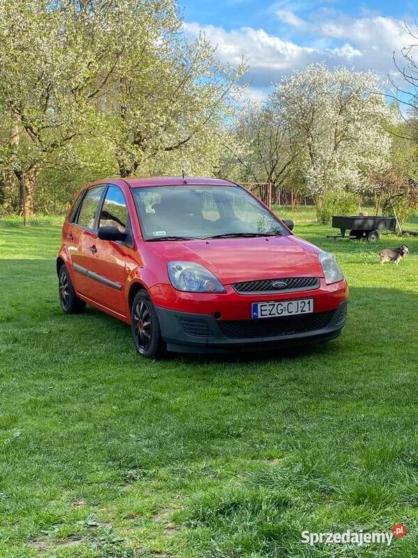 Czerwony Używany 2006 Ford Fiesta Hatchback | 5900 zł (Uczciwa cena) - Obraz 1/4