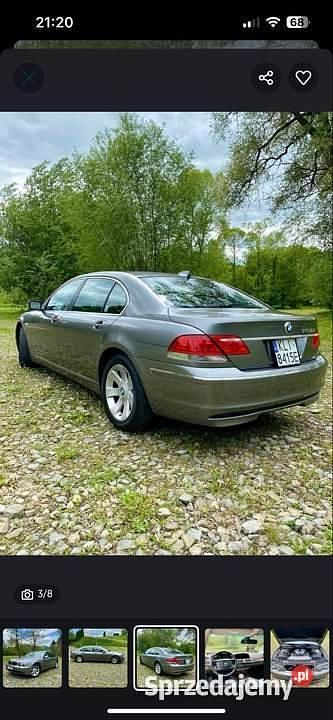 Srebrny Używany 2006 BMW 750L Sedan/Limuzyna | 26 500 zł - Obraz 1/4