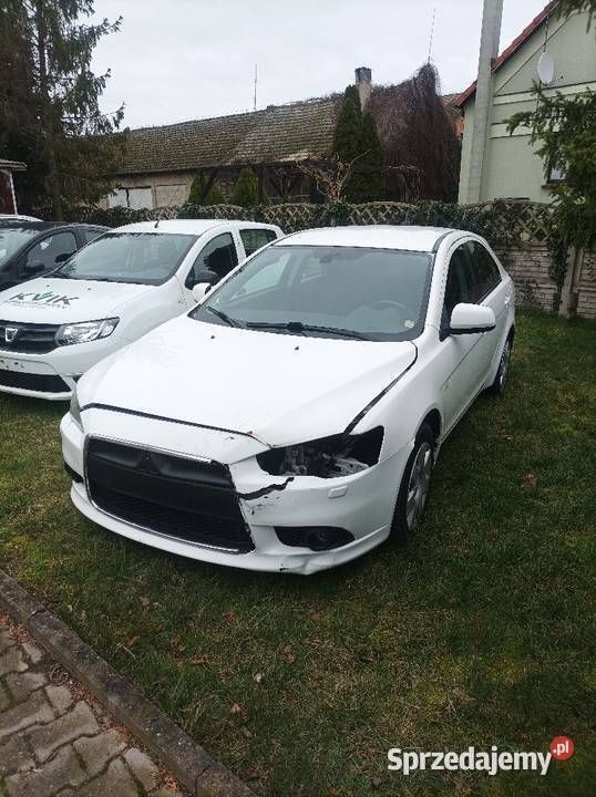 Biały Używany 2010 Mitsubishi Lancer Hatchback | 8500 zł - Obraz 1/4