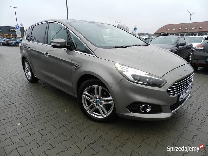 Brązowy Używany 2015 Ford S-MAX S Minivan | 35 900 zł (Dobra cena) - Obraz 1/4