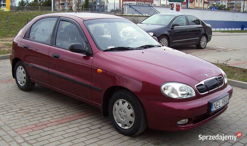Bordowy Używany 1998 Chevrolet Lanos Hatchback | 12 500 zł - Obraz 1/4