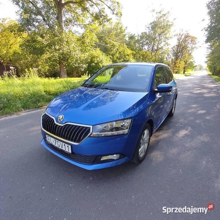 Niebieski Używany 2019 Skoda Fabia Hatchback | 48 990 zł (Dość drogi) - Obraz 1/4