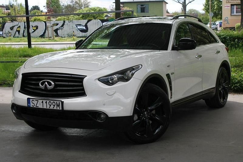 Biały (metalik, perła) Używany 2015 Infiniti QX70 SUV | 86 888 zł - Obraz 1/4