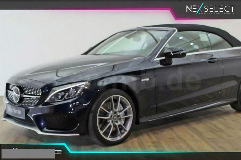 Niebieski Używany 2018 Mercedes C43 AMG AMG Kabriolet | 348 976 zł - Obraz 1/1