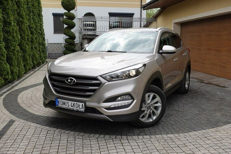 Złoty Używany 2016 Hyundai Tucson SUV | 64 900 zł (Uczciwa cena) - Obraz 1/4