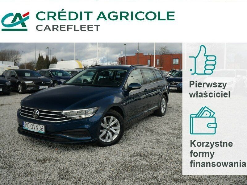 Niebieski Używany 2021 VW Passat Kombi | 76 000 zł (Dobra cena) - Obraz 1/4