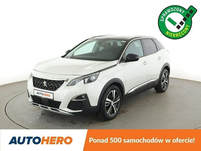 Biały Używany 2018 Peugeot 3008 SUV | 56 900 zł (Dobra cena) - Obraz 1/4