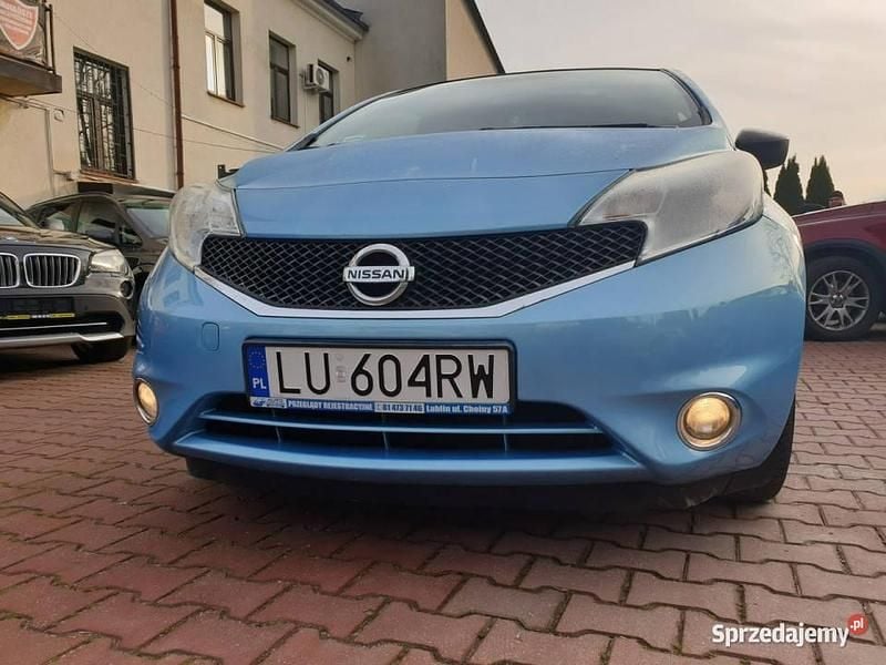Używany Nissan Note 80 KM (58 kW) 2014 Niebieski Minivan