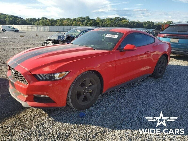 Czerwony Używany 2017 Ford Mustang Coupe | 39 100 zł - Obraz 1/4