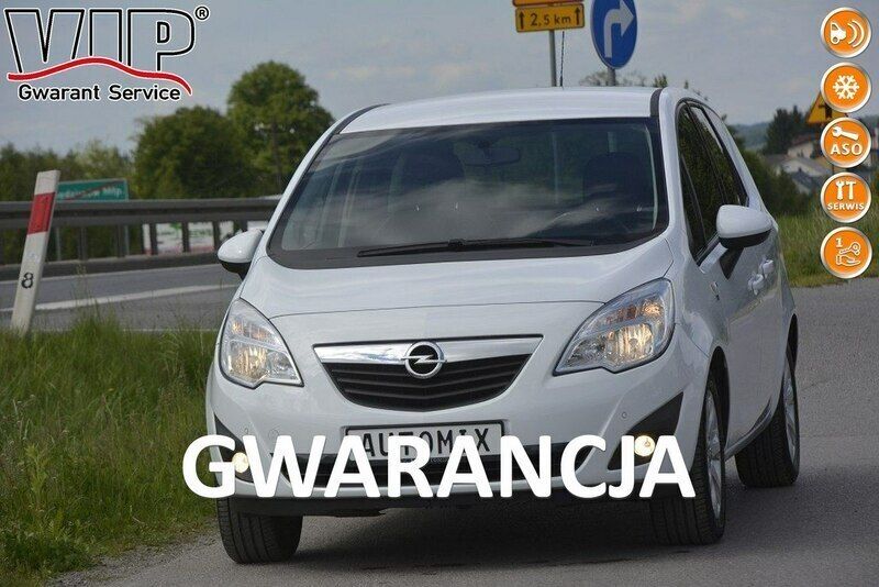 Biały Używany 2012 Opel Meriva Minivan | 24 100 zł (Uczciwa cena) - Obraz 1/4