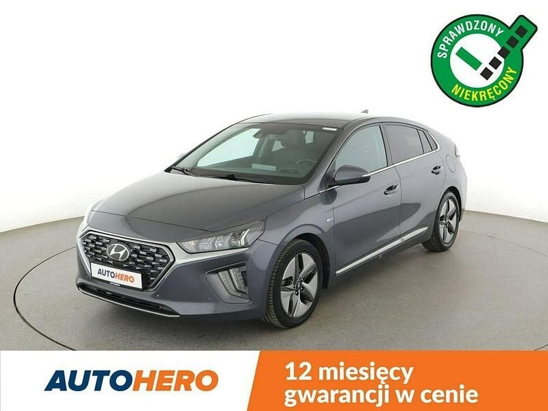 Szary Używany 2019 Hyundai Ioniq Premium Hatchback | 66 600 zł (Uczciwa cena) - Obraz 1/3