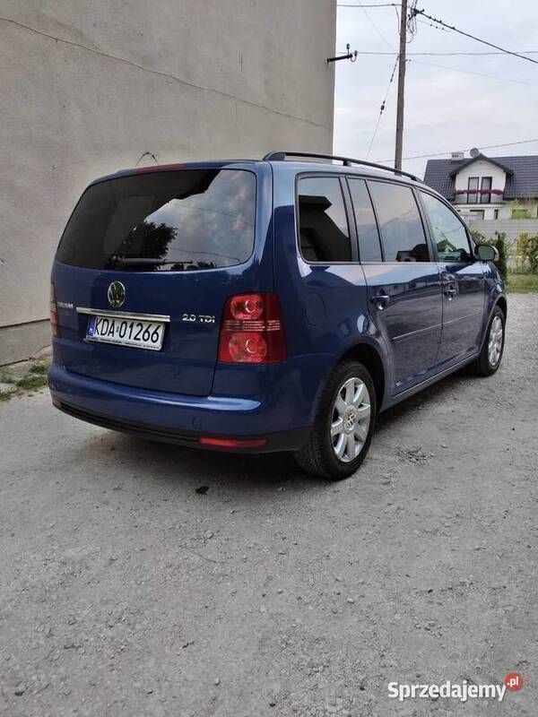 Używany VW Touran 2007 Niebieski Minivan