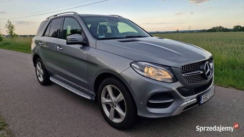 Szary Używany 2016 Mercedes GLE350 SUV | 125 000 zł - Obraz 1/4