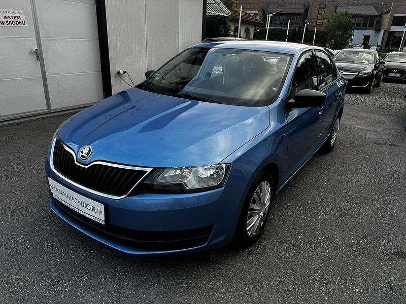 Niebieski Używany 2013 Skoda Rapid Sedan/Limuzyna | 27 500 zł (Drogi) - Obraz 1/4