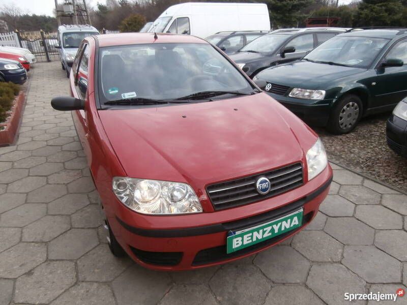 Używany Fiat Punto 60 KM (44 kW) 2004 Czerwony Hatchback