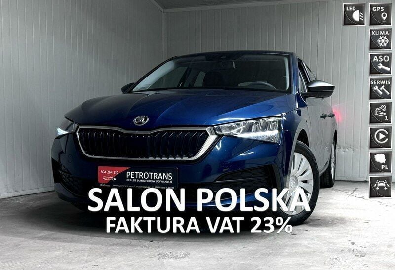 Zielony Używany 2020 Skoda Scala Hatchback | 33 900 zł (Super Cena) - Obraz 1/4