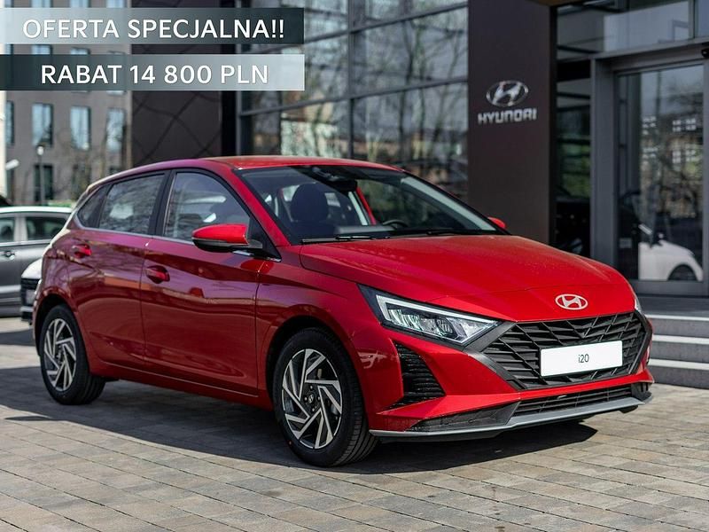 Czerwony (metalik) Nowe 2025 Hyundai i20 Hatchback | 74 600 zł (Dobra cena) - Obraz 1/4