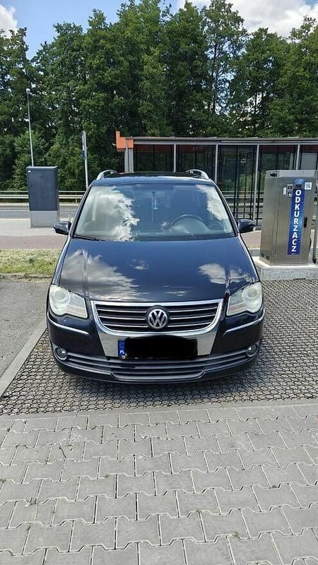 Czarny Używany 2007 VW Touran Minivan | 16 500 zł (Dość drogi) - Obraz 1/4
