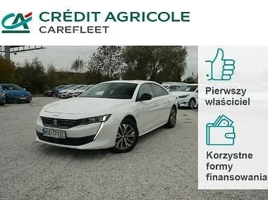 Biały (metalik) Używany 2022 Peugeot 508 Allure Sedan/Limuzyna | 74 400 zł (Dość drogi) - Obraz 1/4