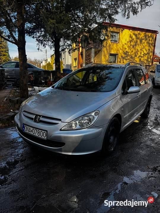 Srebrny Używany 2002 Peugeot 307 Kombi | 2300 zł (Uczciwa cena) - Obraz 1/4