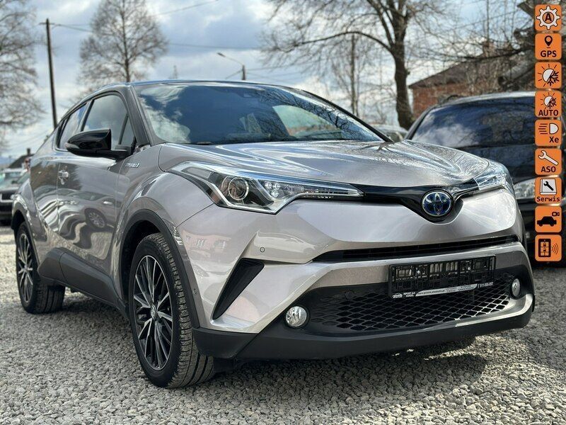 Szary Używany 2018 Toyota C-HR SUV | 94 700 zł (Dość drogi) - Obraz 1/4