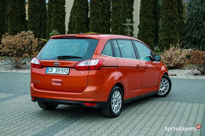 Używany Ford Grand C-Max 2012 Pomarańczowy Minivan