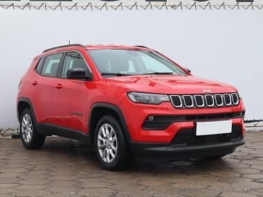Czerwony Używany 2021 Jeep Compass SUV | 81 999 zł (Uczciwa cena) - Obraz 1/4