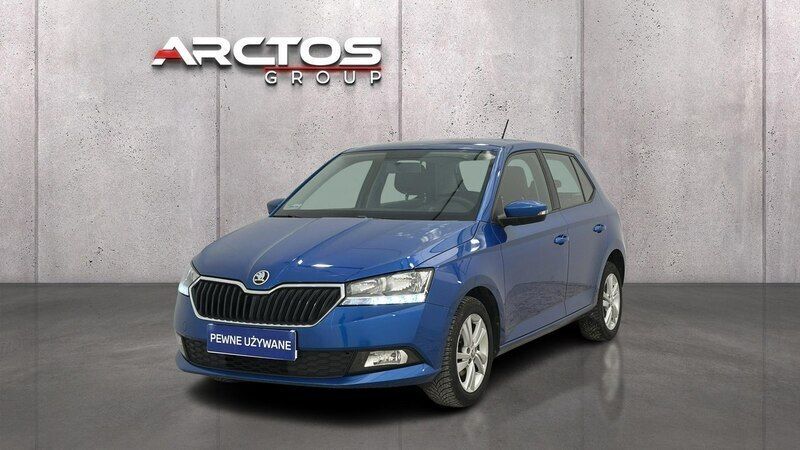 Niebieski Używany 2020 Skoda Fabia Ambition Hatchback | 36 900 zł (Uczciwa cena) - Obraz 1/4