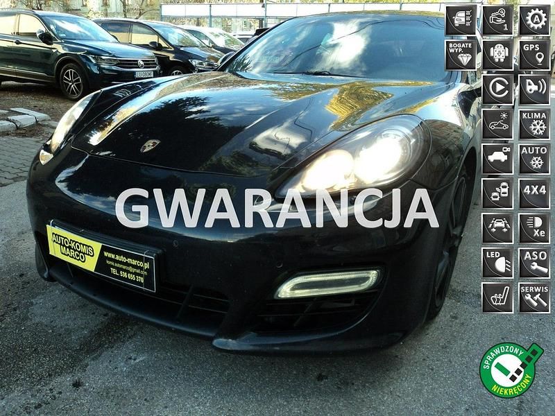 Grafitowy (metalik) Używany 2012 Porsche Panamera Sedan/Limuzyna | 88 000 zł - Obraz 1/4